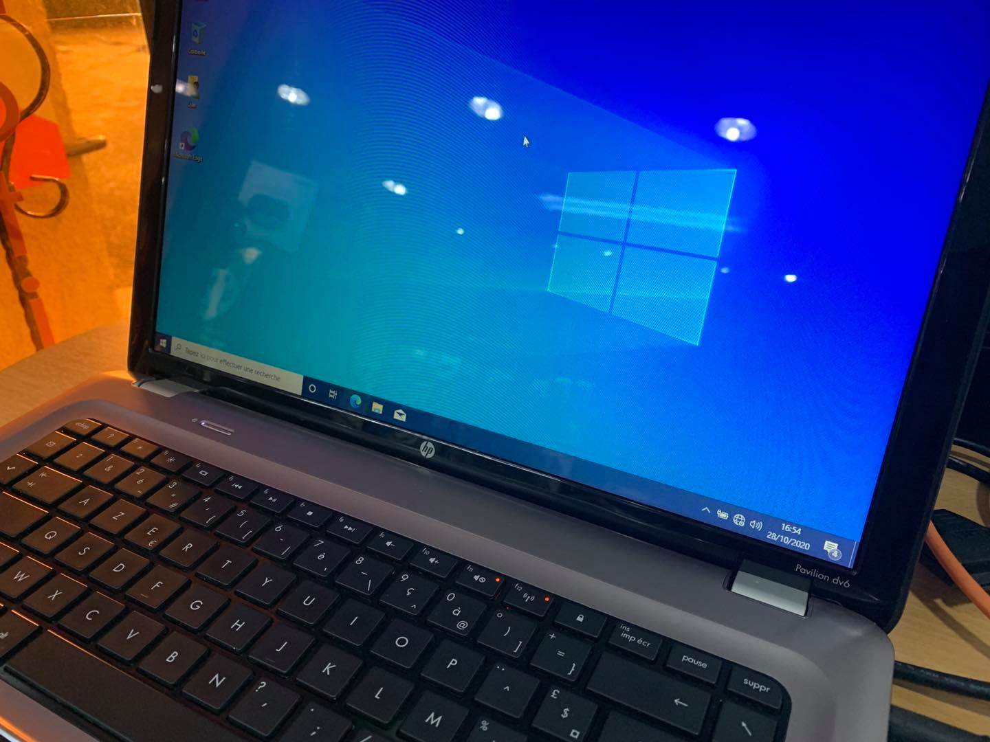 Voici le pc portable HP entièrement remonté et réinstallé sur Windows 10 !